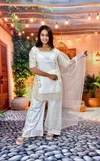KF 6052 Kalaai Chinon Embroidery Kurti With Bottom Dupatta 